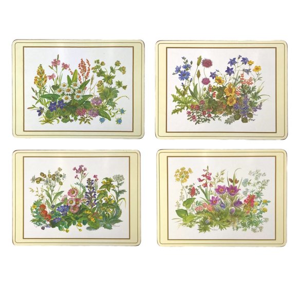 Pimpernel Dining Vintage Pimpernel Acrylic Meadow Flowers Place